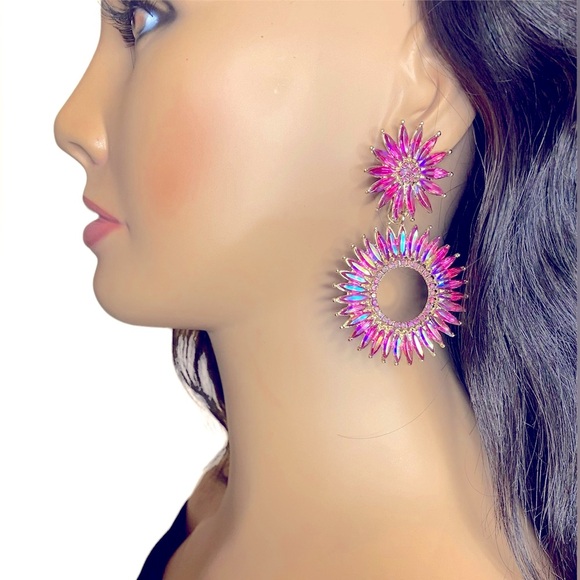 Natasha Couture Jewelry - Natasha Multi-color Statement Earrings